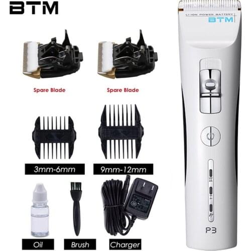 Professional Rechargeable Hair Trimmer Clipper Set Electric Hair Clippers for Men Ceramic Cutter Barber Hair Cutting Machine P3