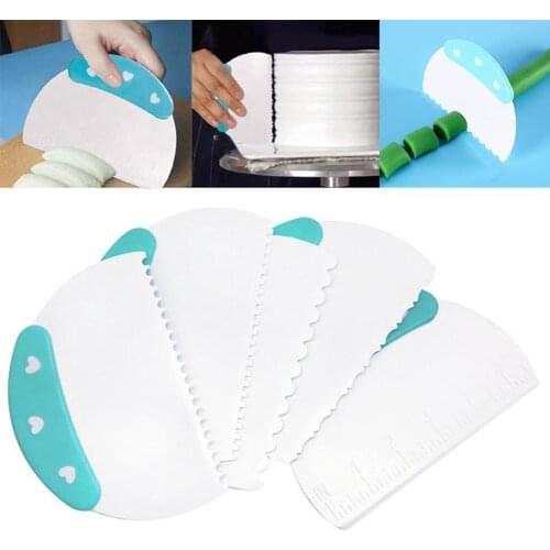 Simple Durable Kitchen Grade Cream Spatula Plastic Cream Spatula Easy to Clean for Cake