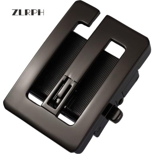 ZLRPH Fashion Mens Business Alloy Automatic Buckle Unique Men Plaque Belt Buckles Ratchet Men Apparel Accessories