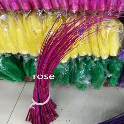Rose ostrich feather pole 10-200pcs length 16-20 inches / 40-50 cm DIY jewelry decoration