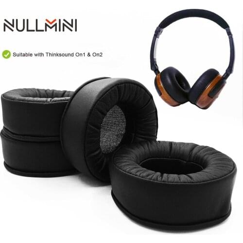 NullMini Replacement Earpads for Thinksound On1 & On2 ON 1 2 Headphones Soft Leather Earphone Earmuff Headset