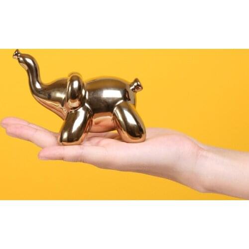 Modern Minimalist Ceramic Elephant Monkey Decoration Nordic Ins Creative Hotel Restaurant Reception Desk Soft Gift Decoration