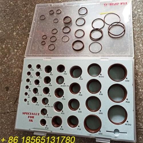 Specially for Kobelco Excavator O-RING KIT SK Oring Box with High Heat Resistance