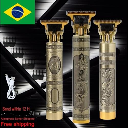 Maquina T9 Maquina de Cortar Cabello Drop Shipping Hair Cutting Machine Trimmer Clipper Vintage Aparador Pelos Barbeador Cabelo