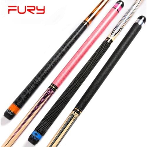 High Quality Pool Cue FURY Brand Pool Cues Billiard Stick 10mm Tip pool cue stick China 2018