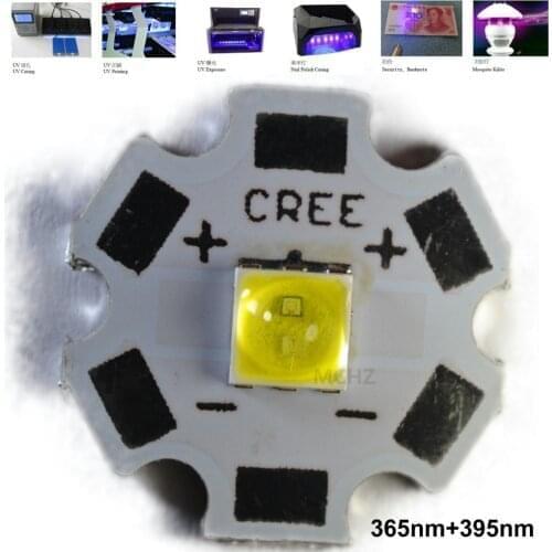 10ps a lot Nail Lamp Bead 1W UV LED SMD5054 5051 5050 UV LED Lamp 365+395NM LED Diodes For Nail SUN Machine For DIY