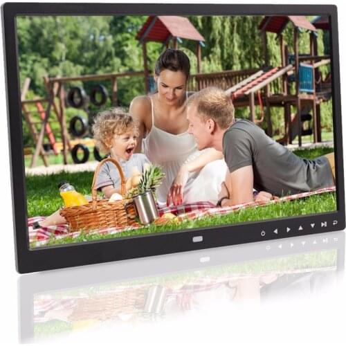 15 inch play picture video hd loop playback video picture touch buttons infront video player digital photo frame digital album