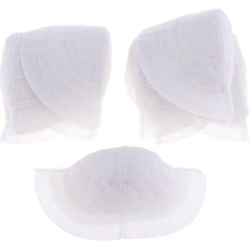 5 Pairs Of Cotton Shoulder Pads Dimensionally Stable Half Moon 40mm Thick, To