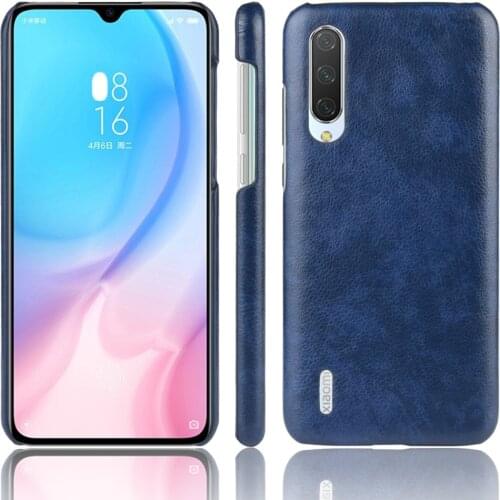 For Xiaomi Mi CC9e Case Xiaomi Mi CC9 Retro PU Leather Litchi pattern Skin PC Hard Cover For Xiaomi Mi CC9 E Phone Fitted Case