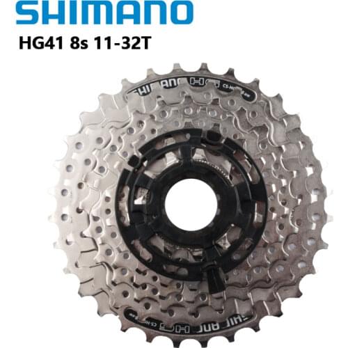 Shimano HG41 HG31 8 Speed 11-32T MTB Mountain Bike Bicycle 8S HG41-8 Cassette Freewheel 8 Speed Flywheel Crankset Bicycle Parts