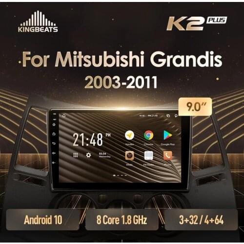 KingBeats Android Octa-Core head unit HU 4G in Dash Car Radio Multimedia Video Player Navigation GPS For Mitsubishi Grandis 1 2003 - 2011 no dvd 2 din Double Din Android Car Stereo 2din