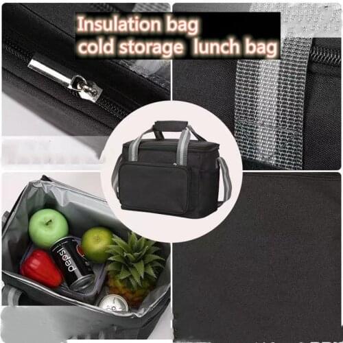 Classic insulation bag thickened outdoor beach Oxford cloth ice pack liquid cold storage large capacity lunch bag