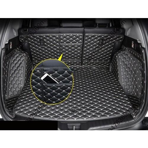 For Honda CRV CR-V 2017 2018 Car Boot Mat Rear Trunk Liner Cargo Floor Carpet Tray Protector Accessories Sticker Dog Pet Cover