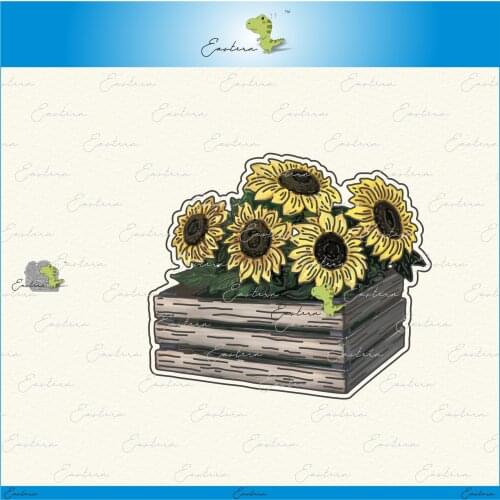 A box of sunflowers metal cutting dies 2021 new diy molds Scrapbooking Paper Making die cuts crafts