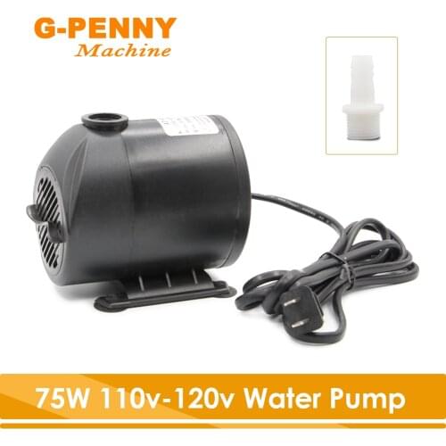 Water pump 75W 110V-120V max head 3.0m max flow 3000L/H Multi-function submersible pump Frequency 60Hz Outlet Size 10mm