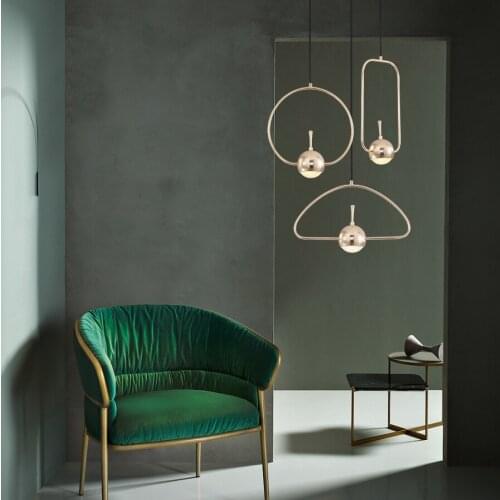 Nordic led crystal led stone chandelier luminaire lustre pendente modern led chandelier industrial lamp livingroom bedroom