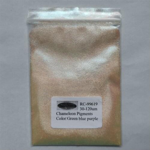 Color shift chameleon pigment powder paint change range from green blue purple for paint, cosmetics