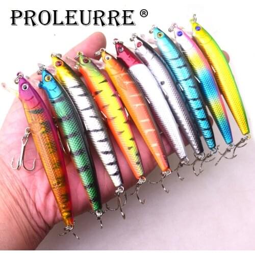 Proleurre Fishing Lure Hard Bait 9.5cm 7.5g Minnow Fishing Wobblers Crankbaits Artificial Baits Bass Pike Carp Lures Swimbait