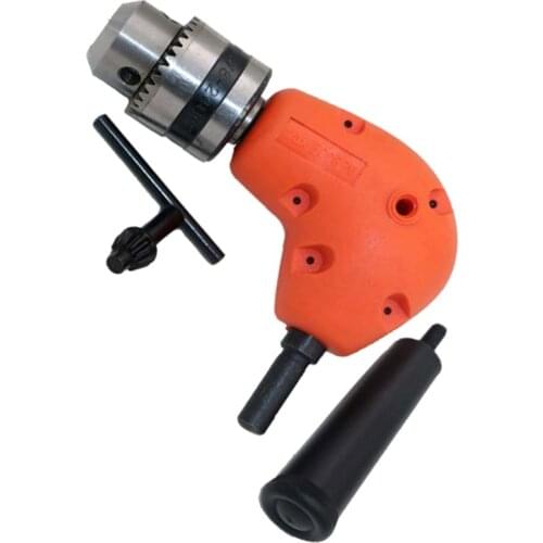 BXY124 Right Angle Drill Attachment 90 Degree Keyless Handle Adaptor Corner Chuck Clamping range 1-10MM