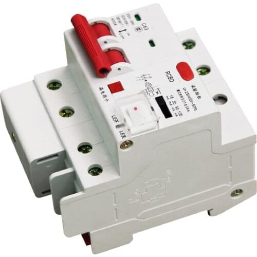Mini Earth Leakage Circuit Breaker ELMCB mA is Adjustable 15ma 30ma 50ma 100ma Earth Leakage Protective Switch
