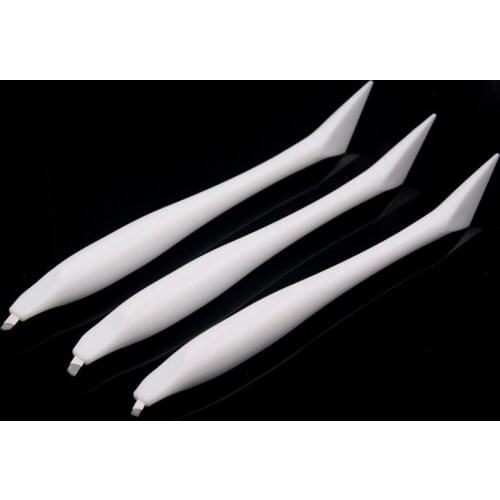Disposable Microblading Pen Manual Eyebrow Tattoo Tebori Pen with 12CF/14CF/17CF/18U Blade Brow Tattoo Tool