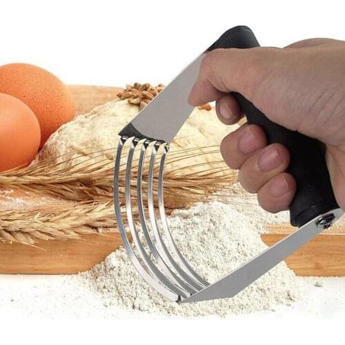 Manual Dough Blender Flour Mixer Butter Blender Stainless Steel Butter Press Baking Tools Pastry Blender Stirrer Dough Cutter