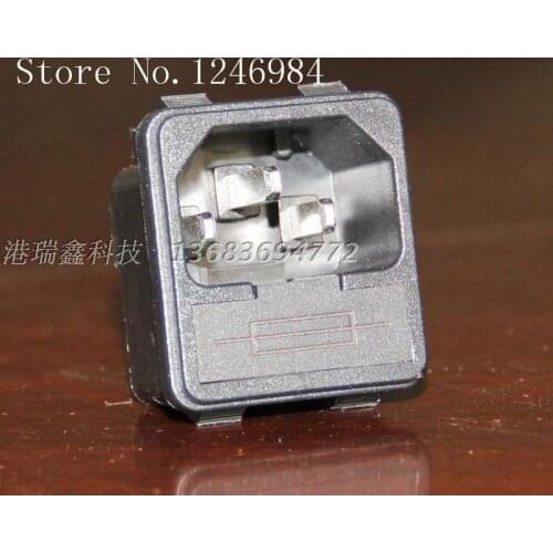 [SA]AC AC outlet triangle combo card connector socket with fuse box cabinet panel connector socket HF-301--50pcs/lot