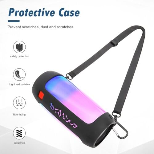 Silicone Protective Case for JBL Pulse 4 Practical Multi-functional Durable Portable Portable Bluetooth Speaker Accessories