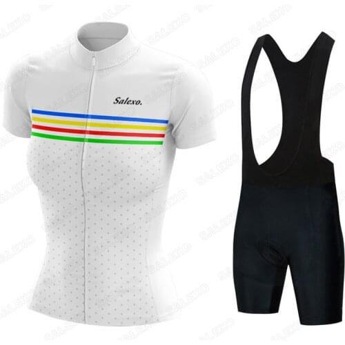 Women Cycling Jersey Set 2021 Summer Mtb Cycling Clothing Breathable Racing Sport Bicycle Jersey Bike Uniform Maillot Ciclismo