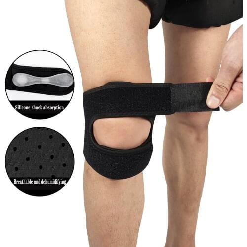 1PC Compression Sport Gym Running X-shaped Patella Band Knee Support Guard Sport Safety Patellar Belt Knee Protective Brace