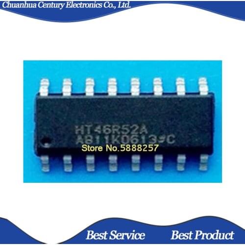 2 pcs/lot HT46R52A SOP16 New and Original In Stock