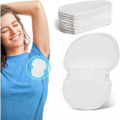 Anti Sweat Armpit Absorbent Pads 20/40 Pack Comfortable Unflavored Non Visible Underarm Pads for Women and Men A7
