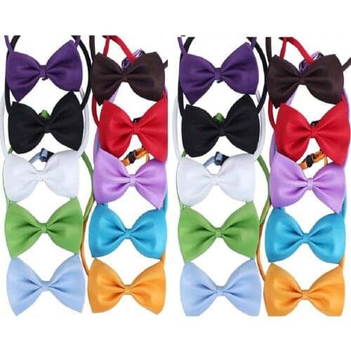 200pc/lot 2021 New Arrival Hot sale Wholesale Fashion Colorful Pet Dog Teddy Tie Bow can choose color C6-3