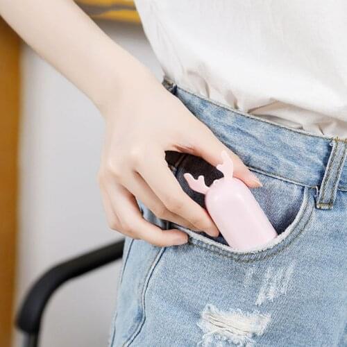 2000mah Multifunction Rechargeable Lovely Foldable Desk Handheld Mini Pocket Fan with LED Light Mobile Phone USB Charger