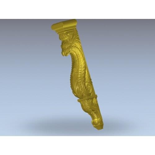 3d model for cnc in STL format for CNC Router engrave carve artcam aspire furniture part leg M251