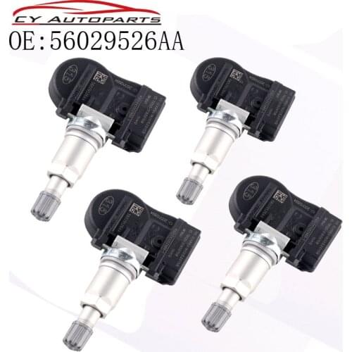 4 PCS New TPMS Tire Air Pressure Sensors For Mopar Dodge Jeep 56029526AA