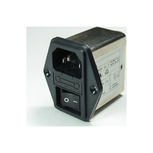 6A Power Filter CW2B-6A-T EMI Filter Socket Switch