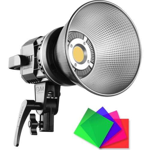 80W 5600K LED Video Light Stepless Brightness Adjustment CRI 97+with Bowens Mount for Photography Lighting Photo Studio Shooting