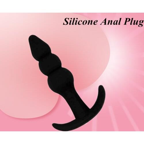 Anal Butt Plug Vibrator Silicone Anal Beads G Spot Prostate Massage Sex Toys For Men Women Gay Beginner Anus Masturbator