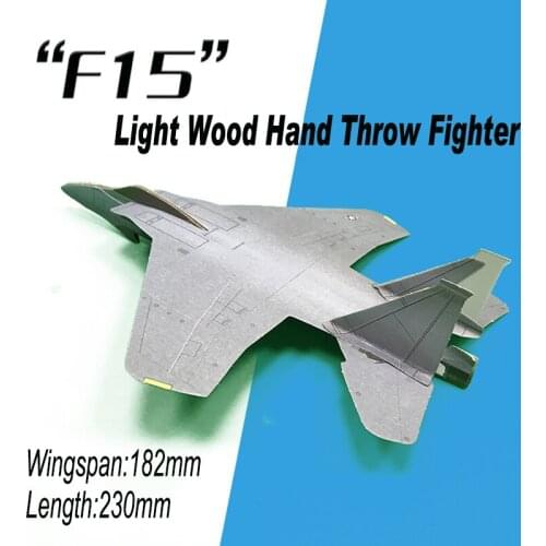 Free Shipping F-15 Eagle Combat Paper Airplane DIY Combat Glider Assembly plane model puzzle children gift Educational Toys
