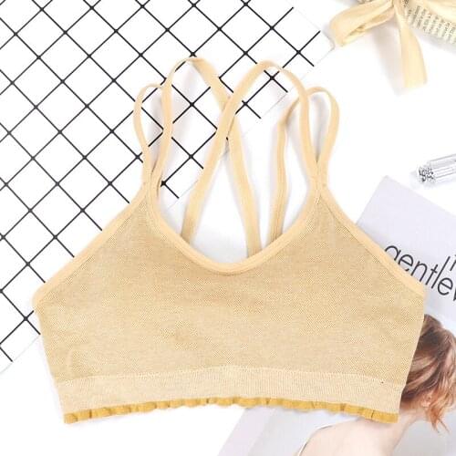French Style Bralette Cute girly solid color Flower lace underwear Push Up Bra Womens Frameless Casual Fitness Bra