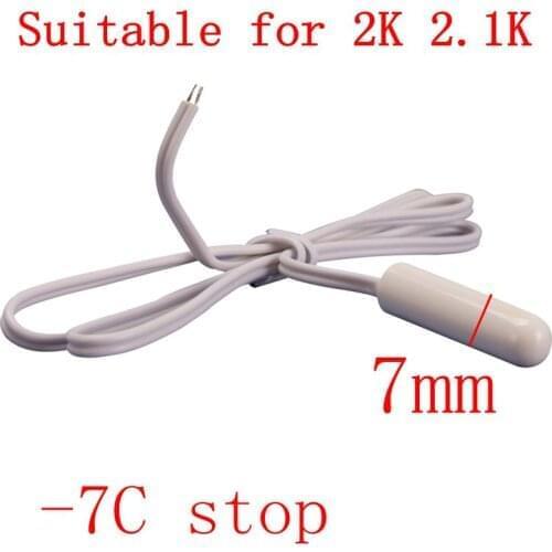 Haier Mei ling refrigerator temperature sensor probe round head freezer fridge controller sensor ice box replacement 2.1K parts