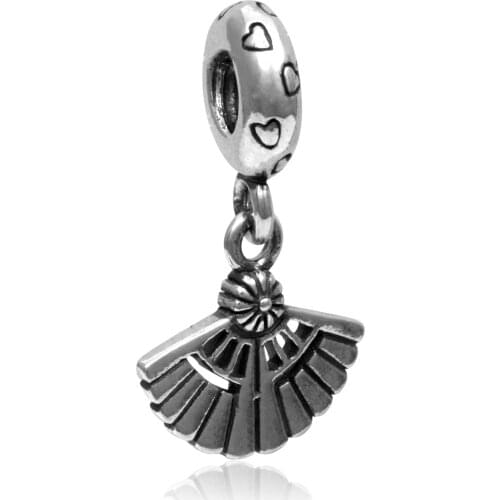 Valentines day harajuku bijoux wing beads charms plata de ley original bracelet jewelry Charm DGB118