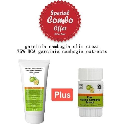 COMBO PRODUCT, PURE GARCINIA CAMBOGIA EXTRACTS PLUS GARCINIA CAMBOGIA SLIM CREAM, 100% HERBAL FORMULA, NO DRUGS, new formula