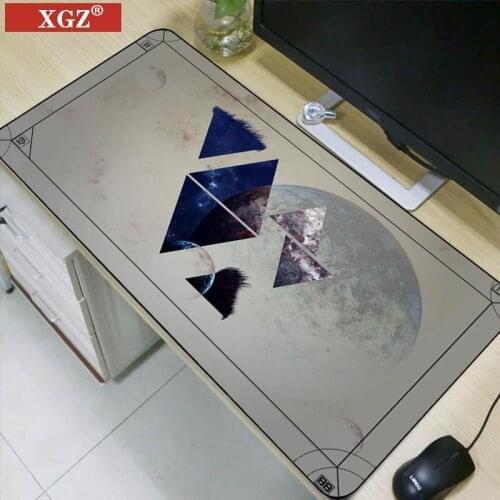 Creative Triangle Big Mouse Pad, Game Player Computer Keyboard Comfortable Wrist Laptop Non-slip