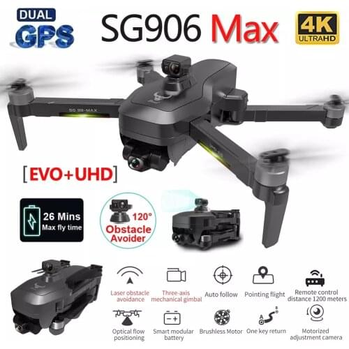 SG906 Max PRO PRO2 Drone 4K HD Mechanical Gimbal Camera 5G Wifi GPS System Supports Dron UAV Quadcopter 1.2km Distance Flight