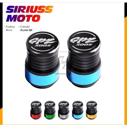 Motorcycle Accessories Wheel Tire Valve Caps Covers Case for Kawasaki GPZ500S GPZ 500S
