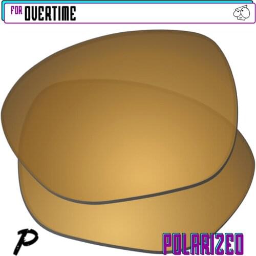 EZReplace Polarized Replacement Lenses for - Oakley Overtime Sunglasses - Gunmetal P
