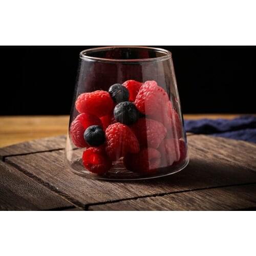 Transparent Glass Mug Summer Cold Drinking Dessert Ice Cream Coffee Cocktail Juices Fruit Tea Cup Beer Glass Cup 300ml