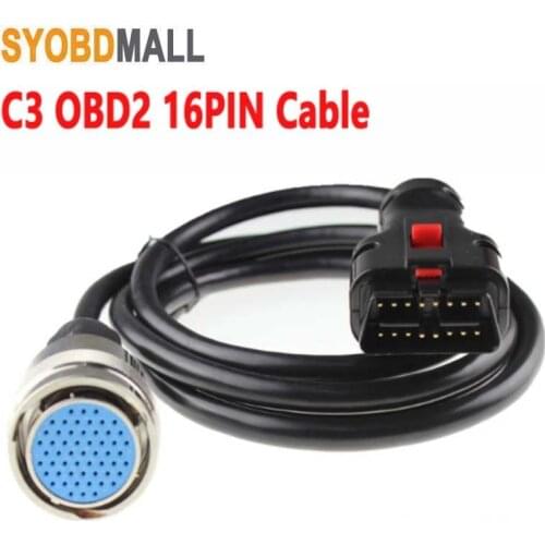 Works for MB Star C3 OBD2 16PIN Cable OBD II 16 Pin Connect Main Test Cable Car Diagnostic Tool Adapter C3 Obdii 16-pin Cable